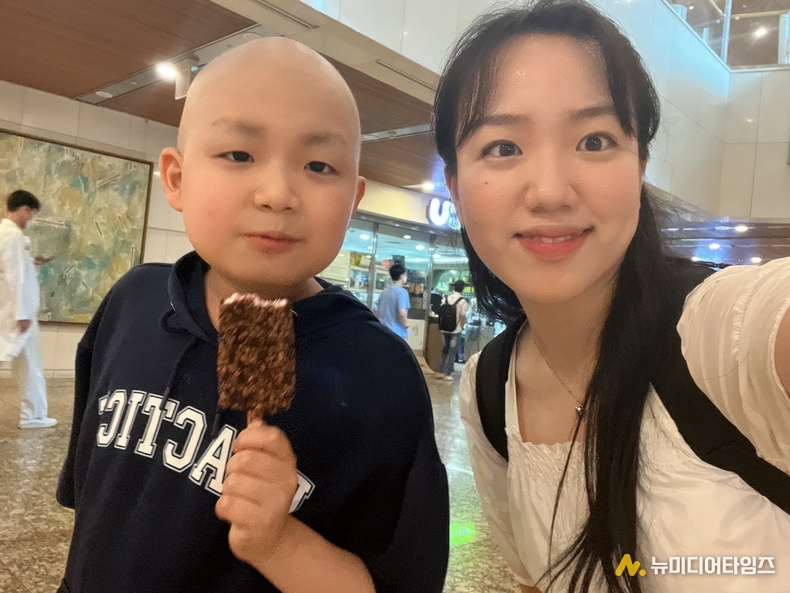 완치된 전영광 어린이