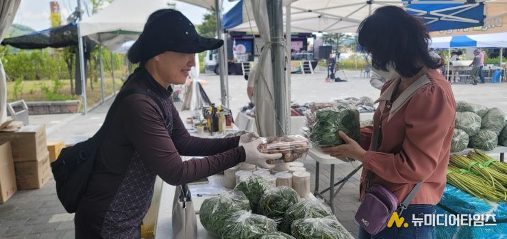 미동산수목원, ‘미원쌀안주말장터’ 매주 토요일 운영