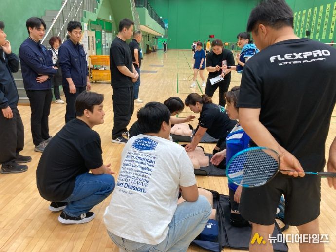 시흥도시공사, 생명 구조 골든타임 대비 심폐소생술 교육 실시