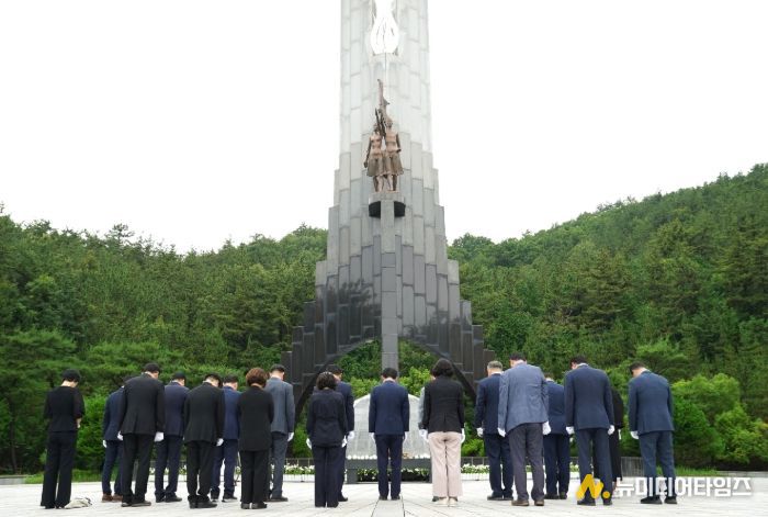 지난해 현충일 추념식