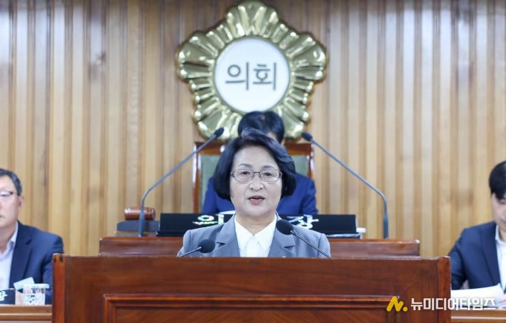 영주시의회 김정숙 의원, 여성 청소년 생리용품‘보편 지원’촉구