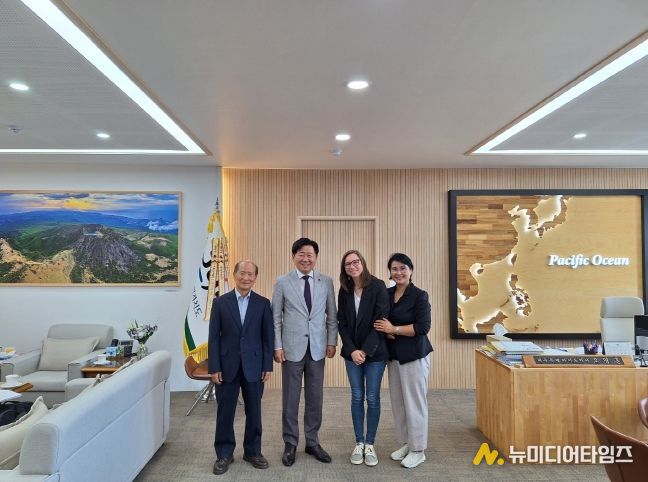 오영훈 지사-카렌 스트리징거 대표 면담