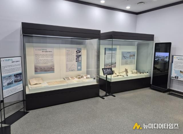 용인시박물관 '2025 기증 유물 특별전 청원목장 전시 모습