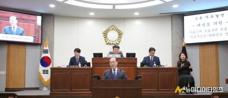 배성도 칠곡군 의원, 가로수와 보호수는 우리의 미래를 지키는 녹색 인프라