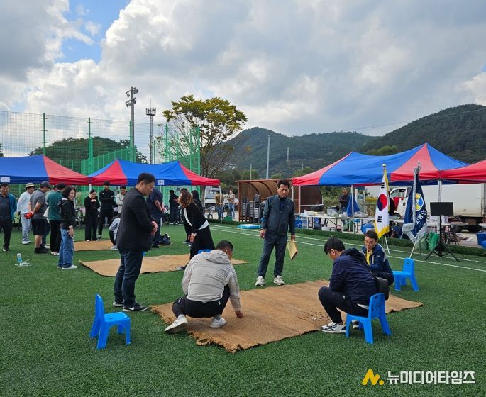 5개면 청년회 윷놀이 경기