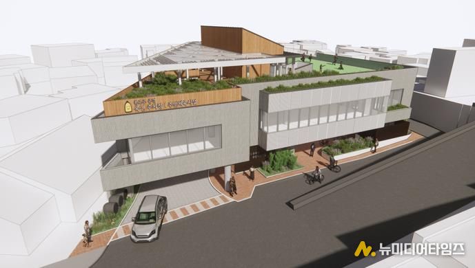 12월 준공 예정인 옥인동 공영주차장 및 체육시설