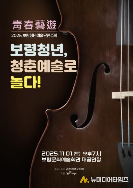 청년예술가 연주회 포스터