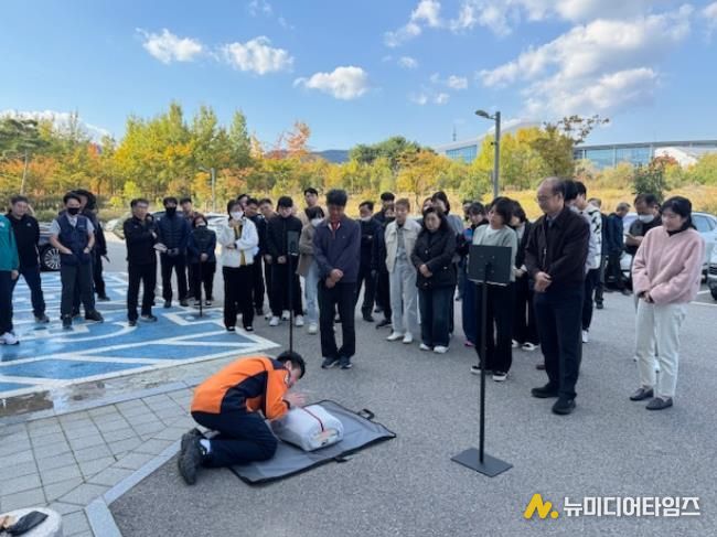 홍성소방서, 정부충남지방합동청사 심폐소생술 교육 실시