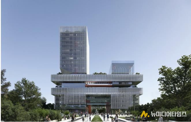 신청사(구청·구의회 조감도)