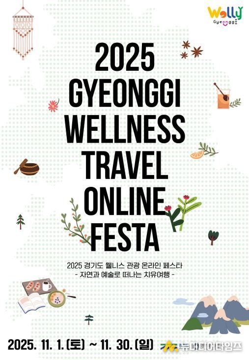 2025 경기도 웰니스 관광 온라인 페스타_포스터