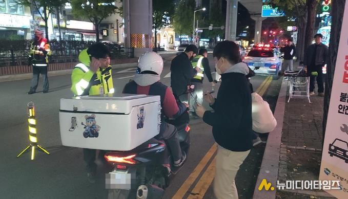 의정부시, 불법 튜닝 이륜차 근절을 위한 야간 합동단속 실시