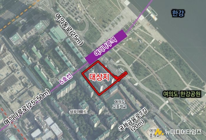 위치도(영등포구 여의도동 30 일대)