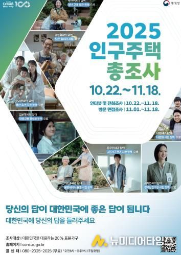 봉화군, 2025 인구주택총조사 실시