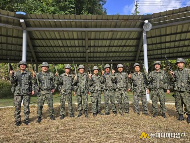 산청 특전예비군 중대, 입영훈련 실시