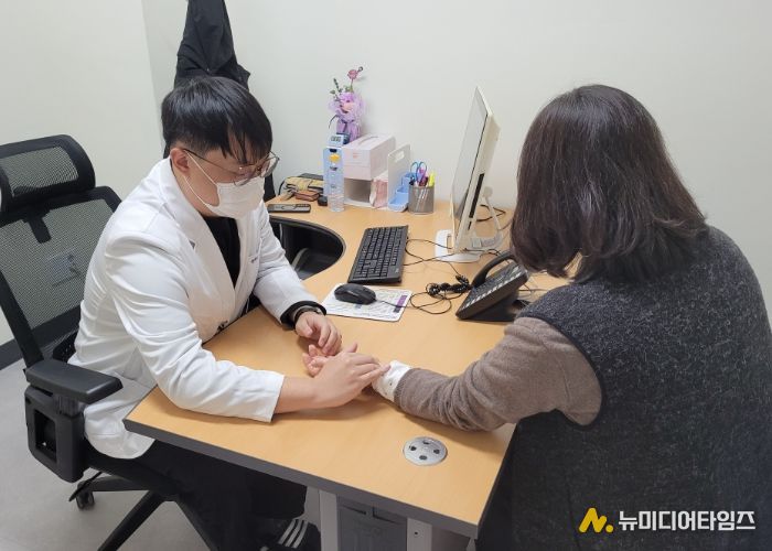 대곶면 보건지소 진료 모습