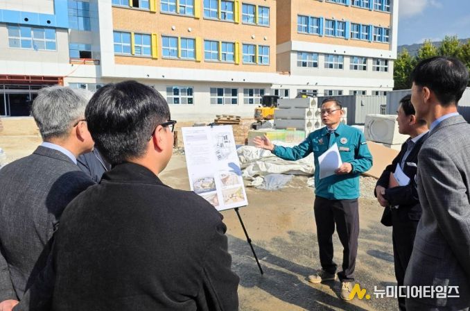 문석주 의원, 농소중학교 그린스마트미래학교 현장점검