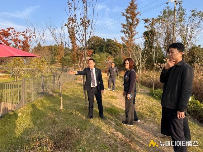 완주군의회 성중기 의원, 모아미래도(2차) 배수문제 해결 위한 현장 방문