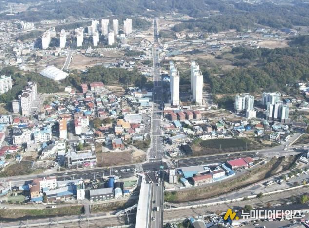 장야~상야간 도시계획도로 개통