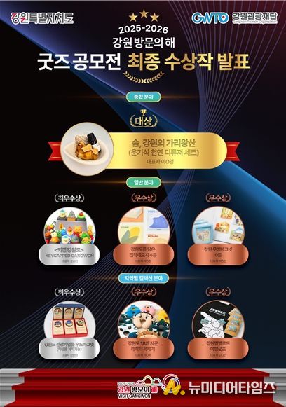 강원 방문의 해 굿즈 공모전 최종 수상작 이미지