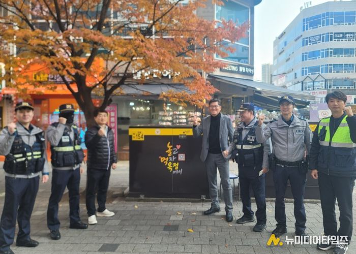 ‘먹고 놀자 옥정에서’… 양주시, 불법광고물 방지 시트로 지역 상권 살린다