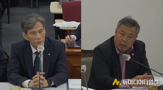 행정사무감사 사진-부산시의회 박진수 시의원