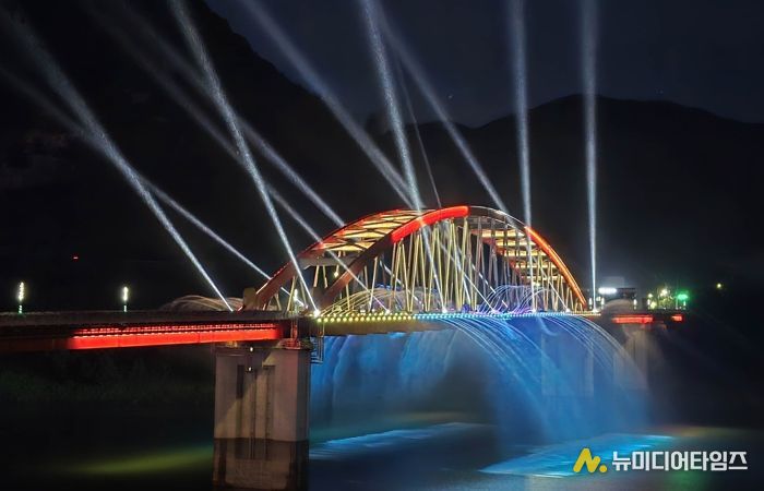 고수대교 경관분수