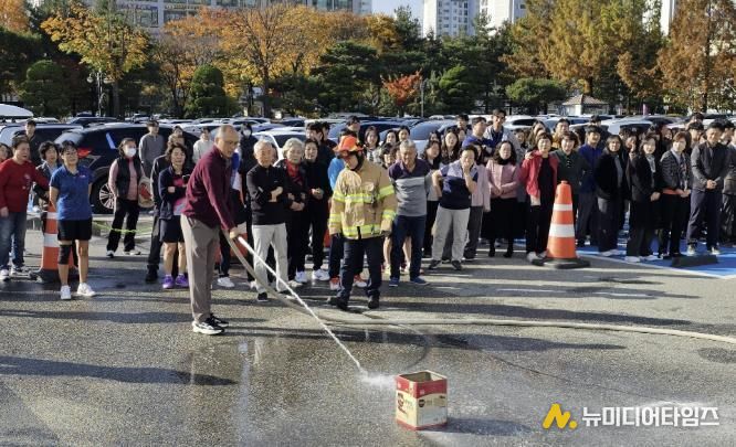 수원시 영통구, 화재대응 능력 향상을 위한 2025년 합동소방훈련 실시