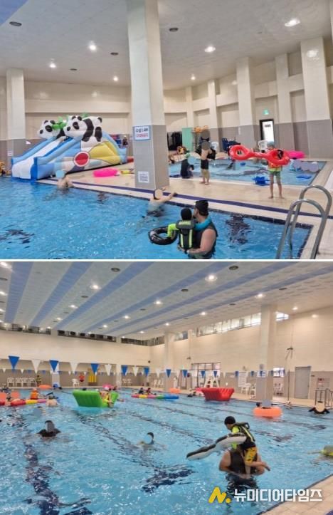 시민의 여가와 웃음이 함께하는 주말! 파주시, 다목적체육관 ‘가족 물놀이장’ 운영
