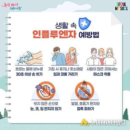 생활 속 인플루엔자 예방법