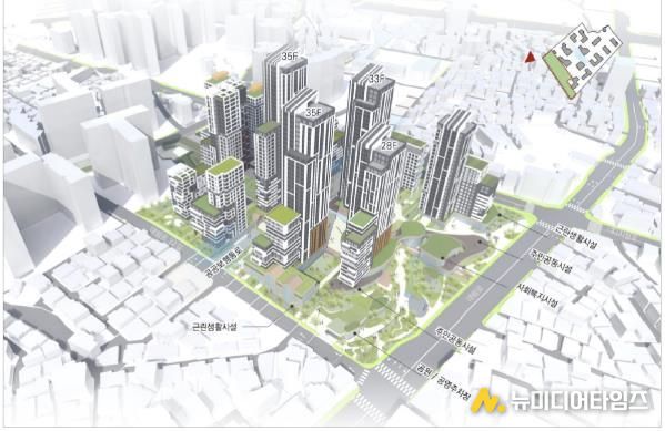 대림동 855-1번지 일대 대림1구역 주택정비형 재개발사업 조감도