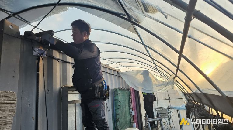 재난재해전문봉사단 봉사장면