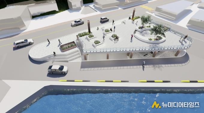 삼척항 명소화 거리 조감도