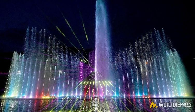 괴산자연울림 음악분수