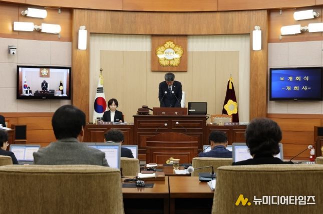 봉화군의회, 제276회 정례회 개회