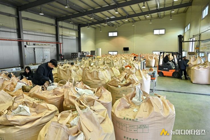 정선군, 쌀 수급 안정 위해 2025년 공공비축미곡 677톤 매입