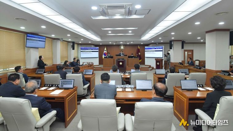 제268회 제2차 정례회 본회의장 전경