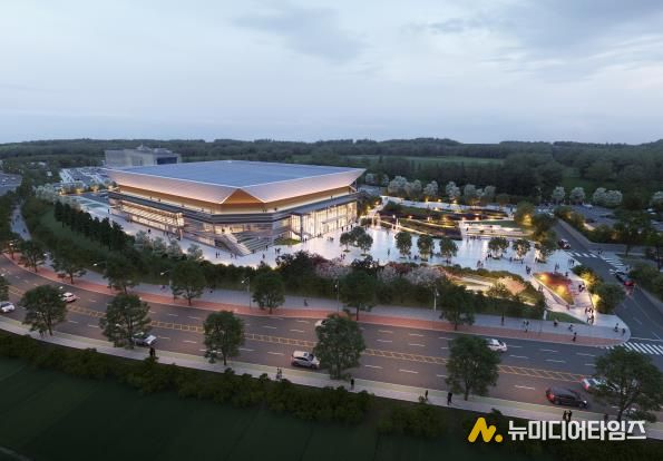 다목적 실내체육관 조감도