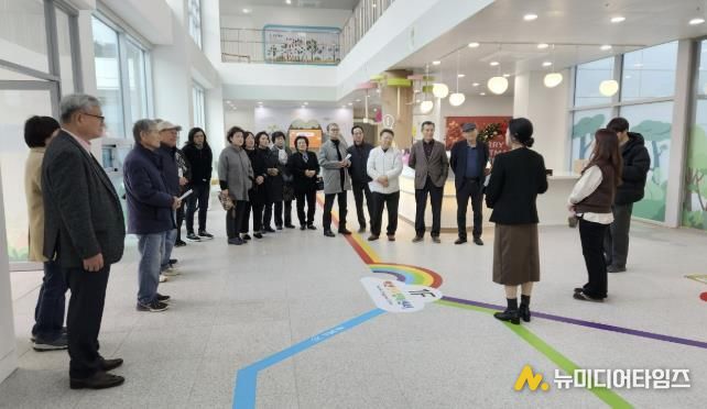 공약이행 평가 회의 및 현장 점검 모습