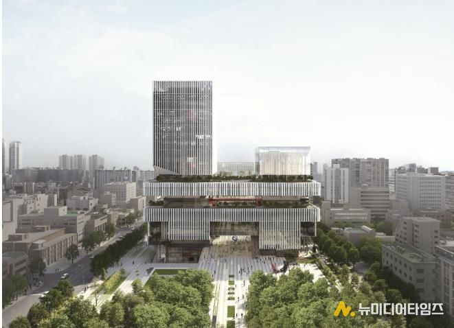 영등포구 통합 신청사 투시도(구청, 구의회)