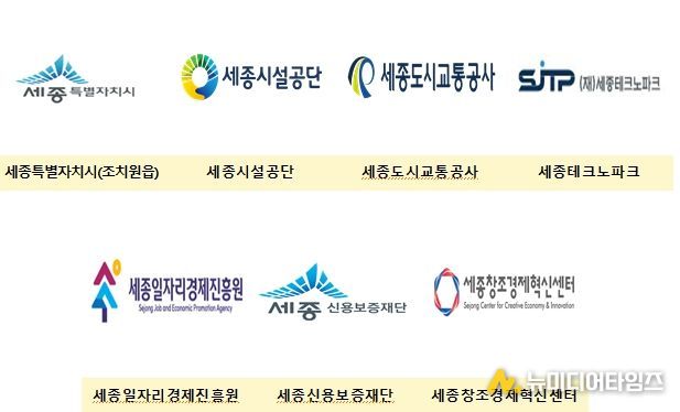 연말연시 ΄조치원 동네 한바퀴΄ 참여 기관 CI