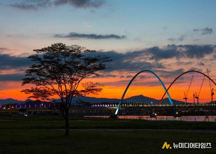 엑스포대교 전경