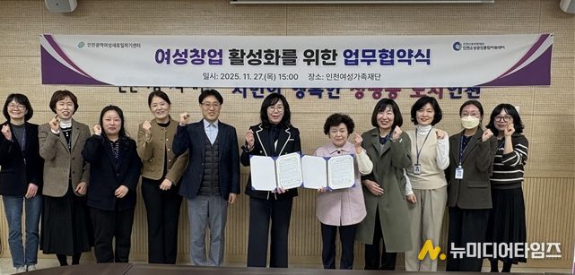 여성창업 지원 공동협력 MOU 체결