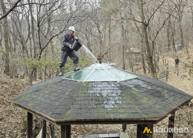수원시 장안구, 가을철 맞아 비가림시설 및 취수구 청소 실시