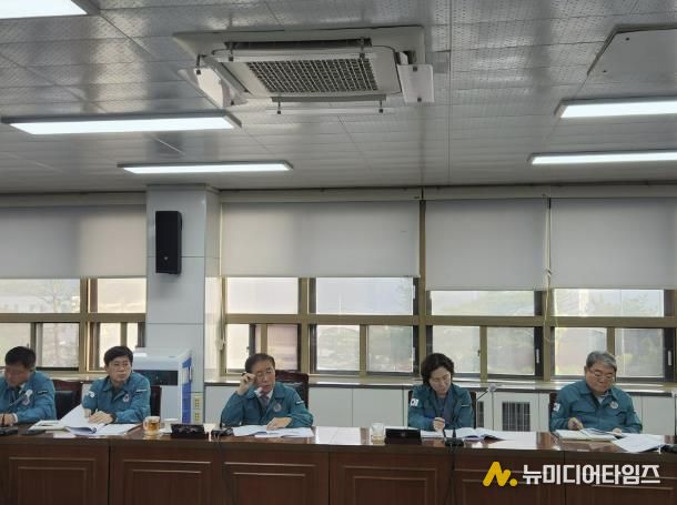 겨울철 자연재난 상황판단 회의 사진