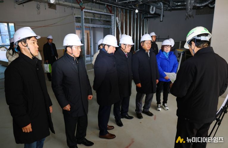 하늘누리센터 공사 현장 방문