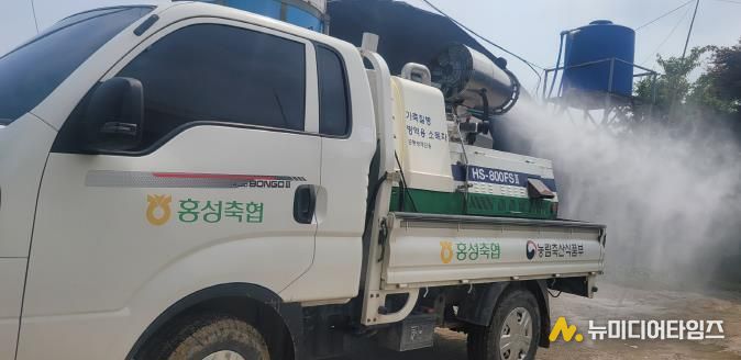 홍성군, 아프리카돼지열병 차단 방역 총력