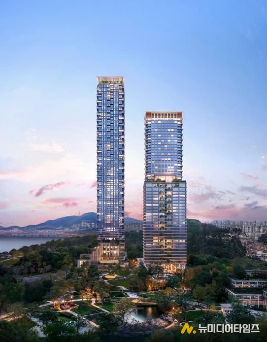 서울숲 일대 및 삼표레미콘 부지 개발 조감도