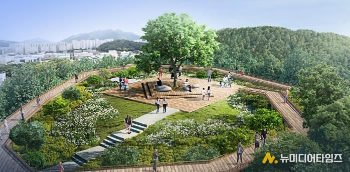 추동 숲정원 하늘마당 조감도