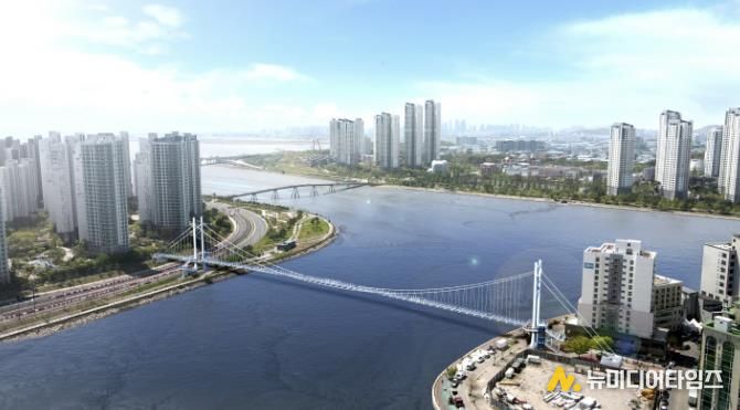 배곧~월곶 경관육교(보도교) 조감도_조감뷰