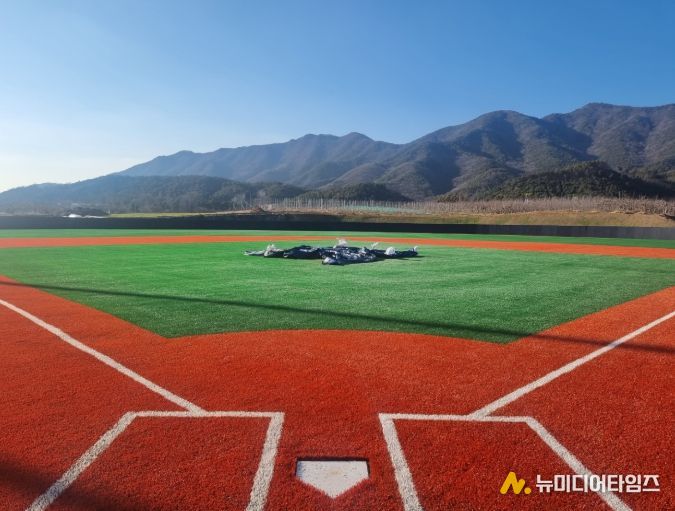 증평생활야구장, 한 단계 업그레이드.